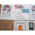 3 X SA UNION FDC'S - OFFICIAL + EXHIBITION COVERS - 1 BID FOR ALL
