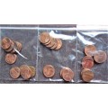 30 X USA UNC/AU 1C COINS - 1 BID FOR ALL THE COINS ***LOW START***