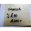 SAMOA - MINT LOT - R400.00 Value