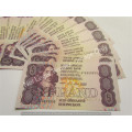 12 X AVAILABLE  STALS UNC R5 NOTES - BID PER NOTE