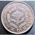 1948 6d SIXPENCE ***R1 START***SILVER EXCELLENT = HIGH VALUE DATE
