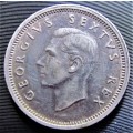1948 6d SIXPENCE ***R1 START***SILVER EXCELLENT = HIGH VALUE DATE