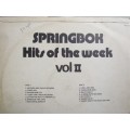 VINTAGE VINYL LP - SPRINGBOK HITS OF THE WEEK VOLII