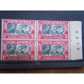 1938 SACC 79 SHIFT ON BLOCK OF 4