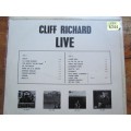 CLIFF RICHARD - LIVE - VINTAGE LP **SCARCE**
