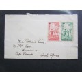 NEW ZEALAND COVER - ADDRESSED TO PATRICIA LOVE , HERMANUS , SA