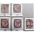 5 X GB VICTORIAN 1881 - 1 PENNY IMPERIAL CROWN