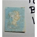 Penny Blue 2d Imperf Ivory Head Catalogue Value = R2000.00 **LOW START**
