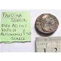 @R1 START@ Roman Coin Faustina Senior died AD141 **SCARCE**