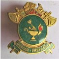 GEREED / PREPARED - Enameled Civil Defense badge