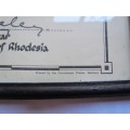 Rhodesia - Medical , Dental and Allied in frame -  C.J.Smith
