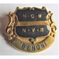 N.C.W N.C.R  BADGE - BENONI