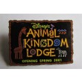 2001 DISNEY ANIMAL KINGDOM OPENING BADGE
