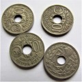 1917 / 1925/ 1926/ 1931 French 10C coins - 1 bid for all 4