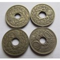 1917 / 1925/ 1926/ 1931 French 10C coins - 1 bid for all 4