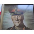 Prime Minister Gen. Jan Smuts - Vintage period framed picture - see issues 325mmX400mm