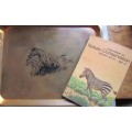 1969/70 Conservation Report + Solid Copper Tray with Zebra - Both for 1 Bid