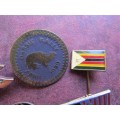 Badge Assortment - Enamelled & Painted , ZImbabwe pin badge - 1 Bid for all