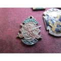 5 X Vintage Scottish Highlands Dancing Badges