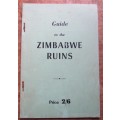 VINTAGE GUIDE TO THE ZIMBABWE RUINS - Maps + Photographs