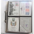 **R1 START** ALBUM PAGES IN FILE STAMP+MINISHEETS+FDC'S
