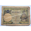 Madagascar 10 Francs Note