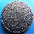 1896 ZAR 1/ Shilling **SILVER**