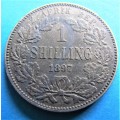 1897 ZAR 1/ Shilling **SILVER**