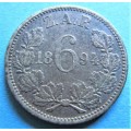 1894 6d Sixpence **SILVER**