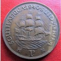 1940 Penny 1d SA UNION