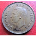 1945 Half Penny 1/2d SA UNION