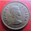 1958 Half Penny 1/2d SA UNION