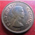 1958 Half Penny 1/2d SA UNION
