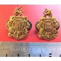 PAIR OF A.S.C - A.D.K ARMY SERVICE CORP BADGES