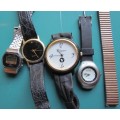 4 x Watches 1 Bid - Sold as Parts