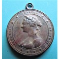 1887 `Victoria Empress of India` Vintage Medallion