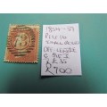 1854 - 57 Penny Red Perf 16 - Off Centre Die I - Catalogue Value R700.00