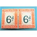1932-42 SACC 28a Inv. Wmark Union Postage Due Mint Pair