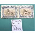 1933-48 1/ Pair SACC  61 Cat. Value = R300.00