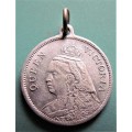 1907 Queen Victoria Birth Coronation Wedding Death Medallion