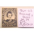 1860-63 New Brunswick SG.19 Value  R500.00