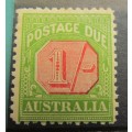 Australia Postage Due Shifted Centre Error Value = R1100.00