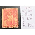 Trinidad 1859 SG.39 Used Value  R 760.00