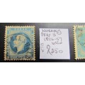 Norway 1856-7 + Unlisted Colour Variety Value  R 750.00