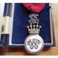 1933 Masonic Medal in Box - Warwick Lodge