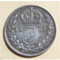1897 GB Silver 3d
