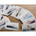 80 x Merchant Ships of the World - The United Tobacco Co, Cigarette Cards Lot - 1 Bid