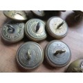 11 x Vintage SADF Coat of Arms Buttons - 1 Bid