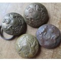 4 Assorted x SA Military Buttons - 1 Bid