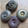 4 Assorted x SA Military Buttons - 1 Bid